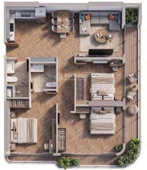 Quỹ căn hiếm 3pn sun centro town hạ long 99m² căn góc ban công siêu to, giá từ 5.5 tỷ