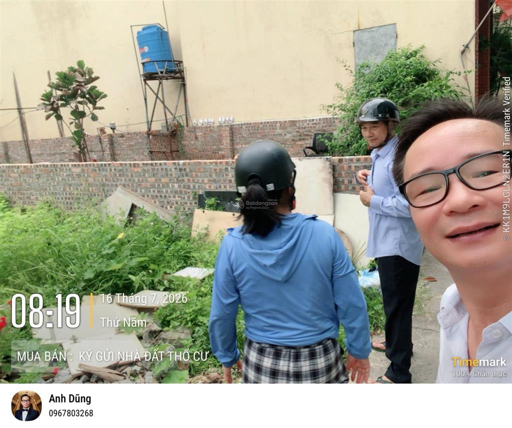 Phúc lợi  long biên  102m full thổ cư  ngõ thông ô tô vào đất  nhỉnh 10 tỷ còn tl