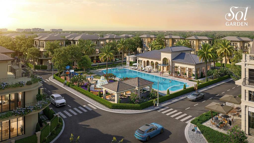 Cơ hội sở hữu biệt thự lô góc 3 tầng tại dự án sol garden dành cho bạn, giá tốt 14,5 tỷ, 217m²
