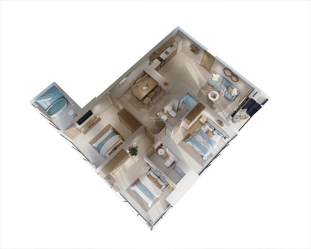 Đón gió biển py vào buổi sáng tại căn hộ cao tầng quy mô 3pn, 1pk và 3wc, thanh toán chỉ từ 5 tỷ