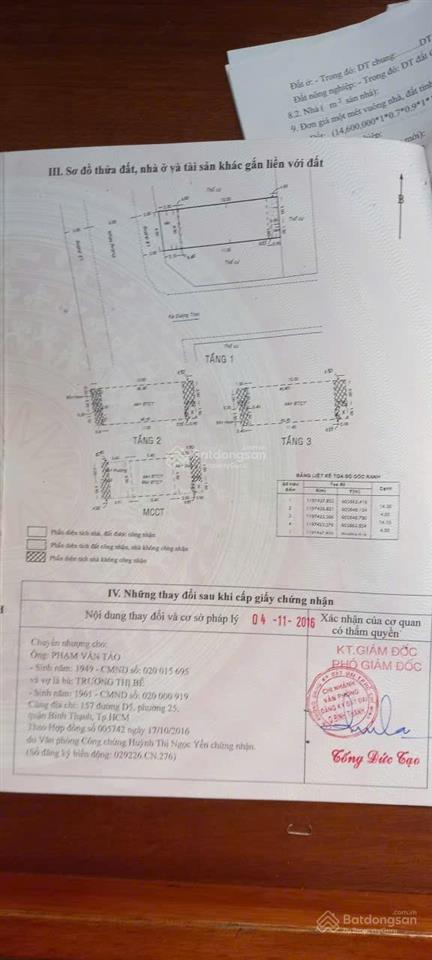 Kẹt tiền bán gấp nhà đặng thùy trâm, 4.5x14.5, 3 tầng, shr chỉ 12 tỷ