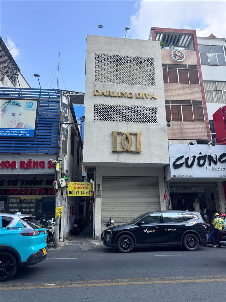 Cho thuê nguyên căn mặt tiền 282 võ văn tần, quận 3, hcm