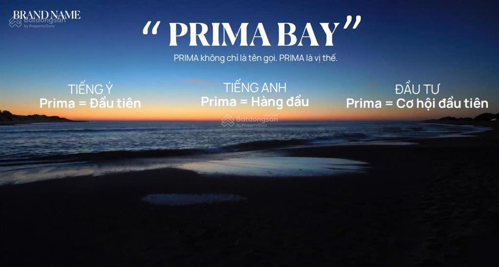 Căn stu view biển giá chỉ 1,45 tỷ dự án prima bay đầu đường hoàng quốc việt