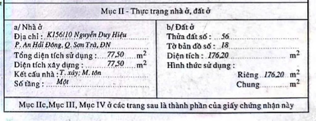 Bán lô đất vị trí cực đẹp trung tâm phố du lịch biển sơn trà đi bộ ra biển mỹ khê chỉ 450m