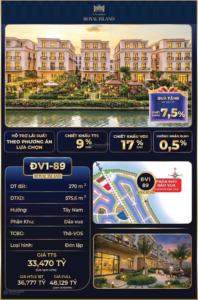 Vinhomes vũ yên mua biệt thự tặng  200 m2 sân vườn, ưu đãi đến 34%