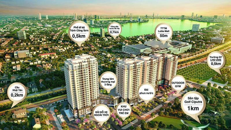 Chính chủ cần bán căn góc 168m2 tòa a view lotte, hồ tây. sẵn sổ đỏ. có slot oto. thiện chí bán gấp