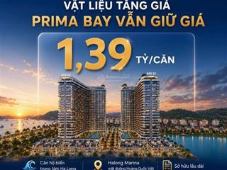 Đầu tư căn hộ biển hạ long prima bay bim group giá tốt đợt đầu, giá chỉ từ 1,4 tỷ/ căn hộ
