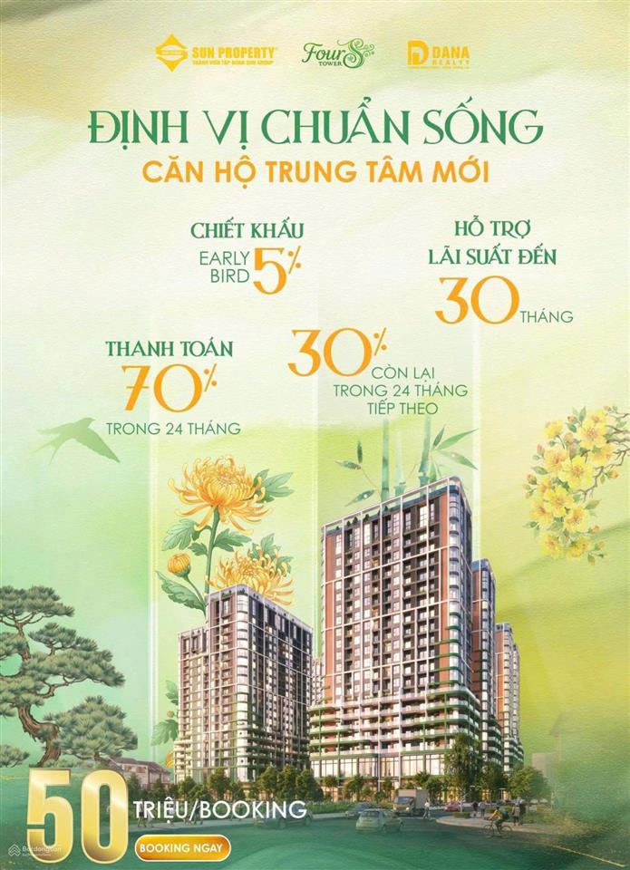 Căn hộ 1 phòng ngủ+ tại sun fours tower, giải pháp tiện lợi cho gia đình trẻ