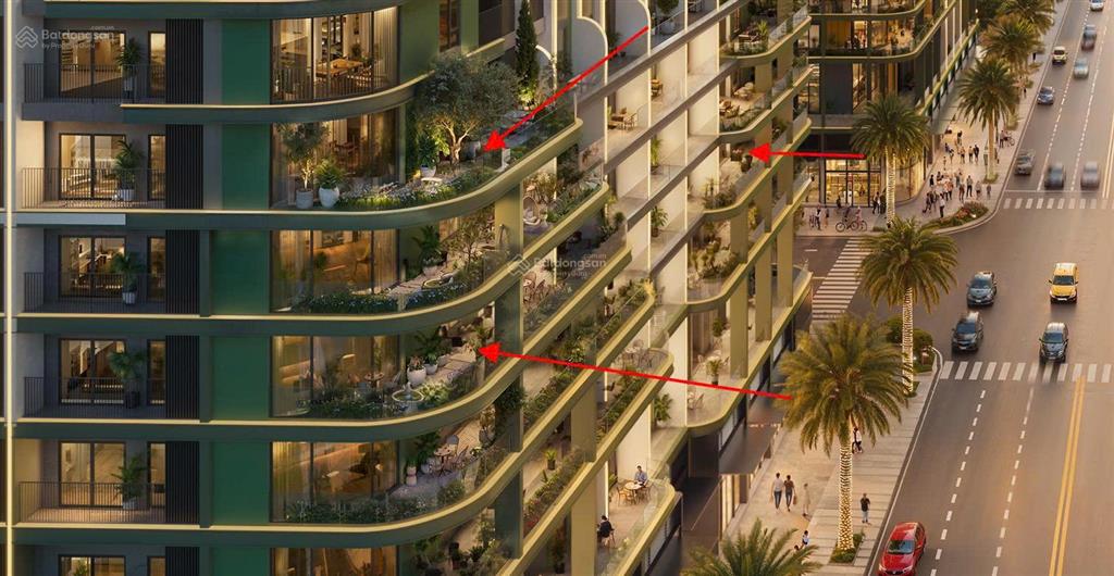 Căn hộ studio sân vườn tổng diện tích 43m2 chỉ 1,770 tỷ fours tower