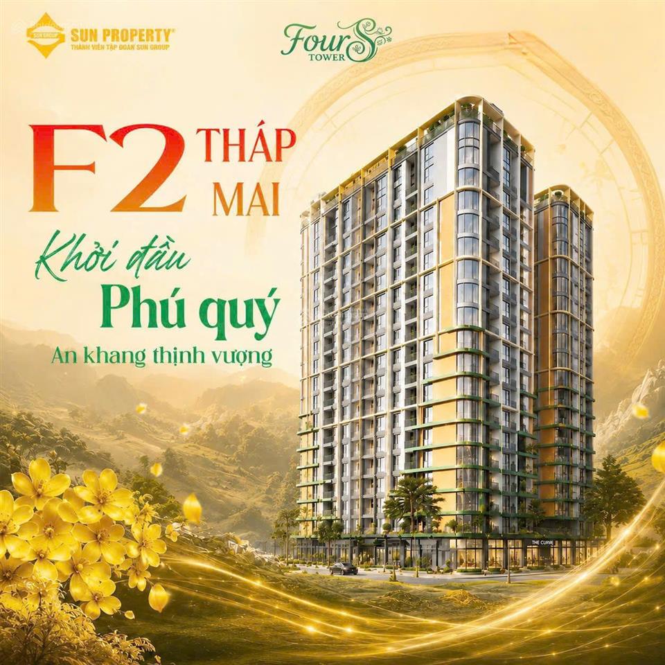 Căn hộ 1 ngủ + diện tích 55m2 view biển chỉ 2.39 tỷ tại fours trung tâm nam đà nẵng