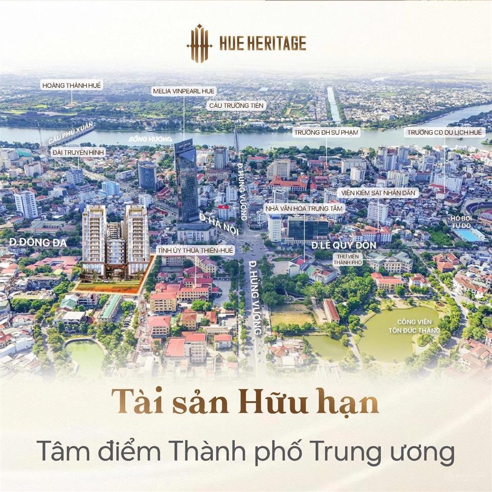 Căn góc hue heritage tầng thấp dễ di chuyển, xem ngay để nhận ưu đãi chiết khấu cao lên đến 13,5%
