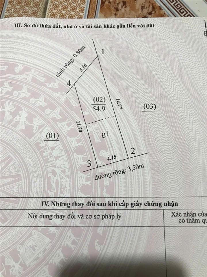 Bán đất hoàng công chất bắc từ liêm  55m2 nở hậu sát goldmark city  ô tô vào nhà