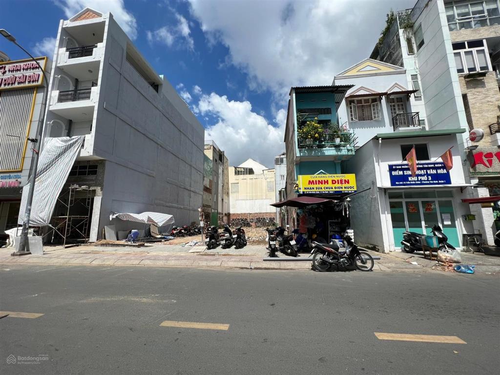 186m2 mặt tiền trần nhật duật, tân định  chỉ 69 tỷ  khuôn đất ngang 6,8 mét + hẻm hông + nở hậu