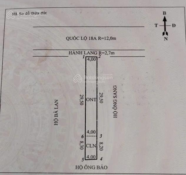 Bán 151m2 đất mđường ql18, đông triều,qninhsát kcn,gần ga yên tử, đối diện cc than uông bí. 3,5 tỷ
