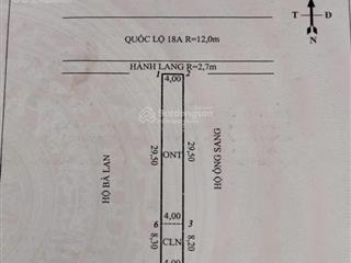 Bán 151m2 đất mđường ql18, đông triều,qninhsát kcn,gần ga yên tử, đối diện cc than uông bí. 3,5 tỷ