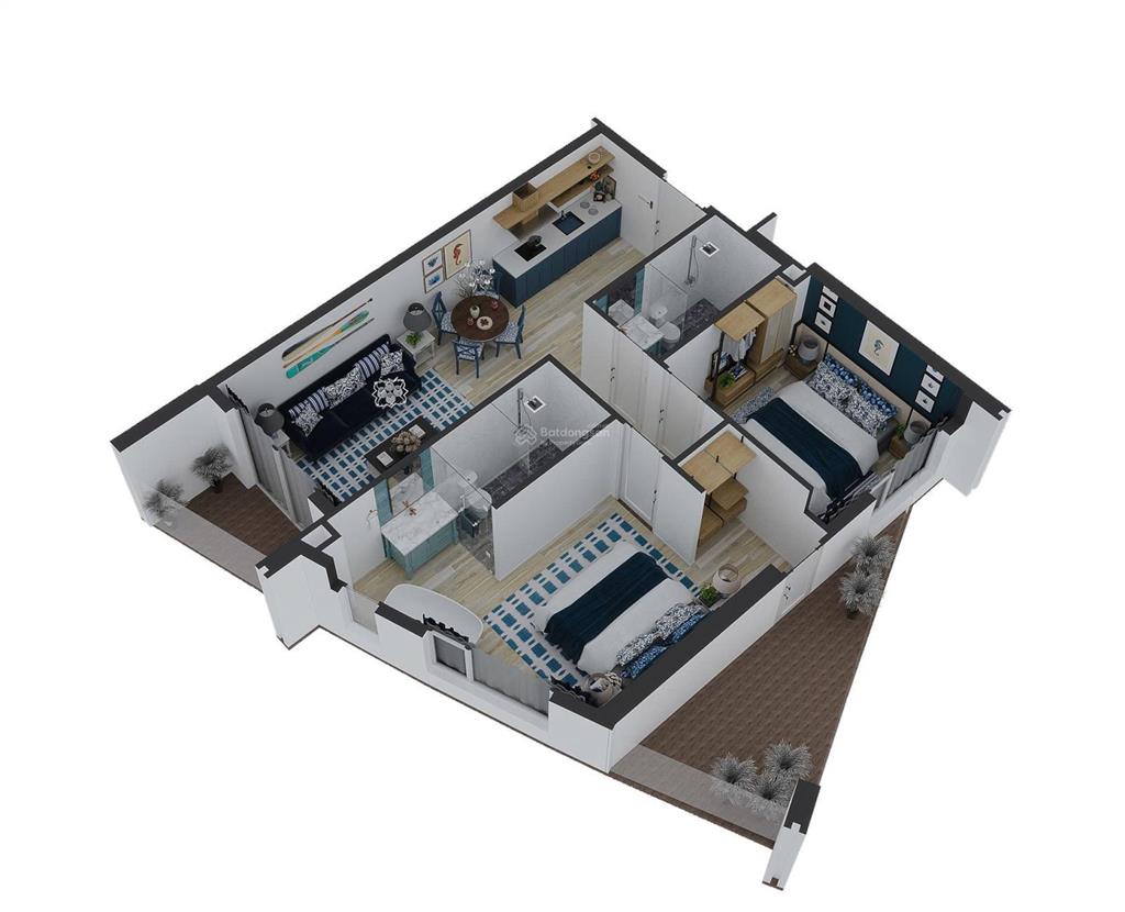 Bán căn hộ chung cư tại the sailing quy nhơn, 3,4 tỷ, 58,4 m2, 2pn, 2wc