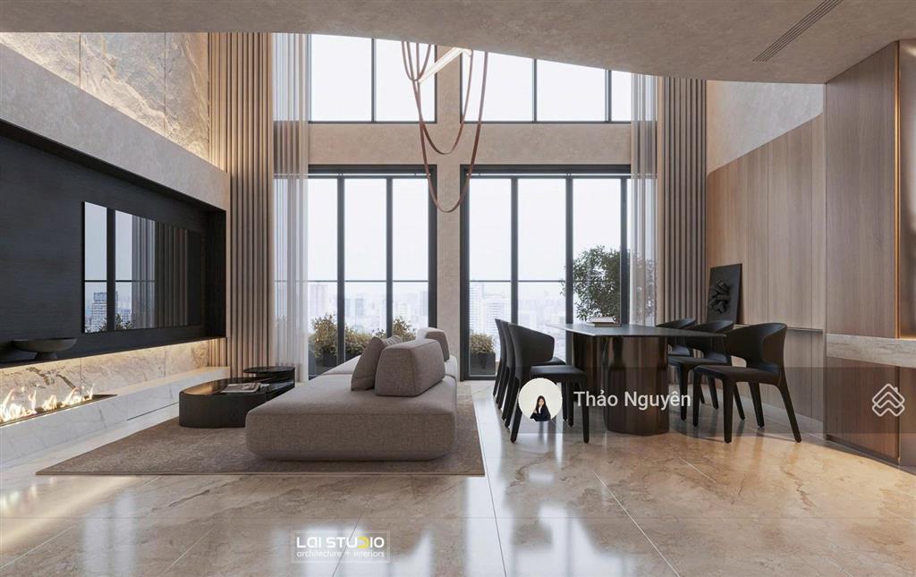 Cho thuê căn hộ loft 3 phòng ngủ tại the crest the metropole thủ thiêm