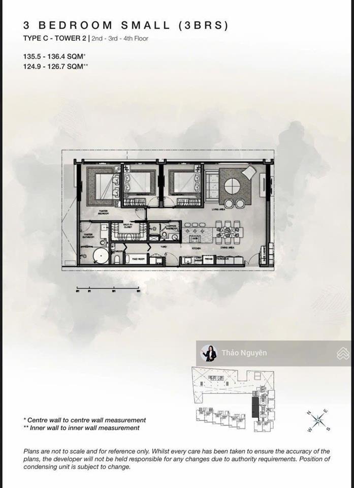 Bán căn hộ 3 phòng ngủ cove residences | empire city