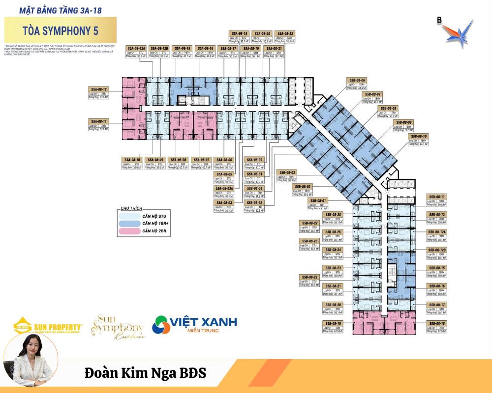 Symphony 5 đà nẵng  căn hộ trực diện sông hàn, vốn từ 2 tỷ giữa trung tâm