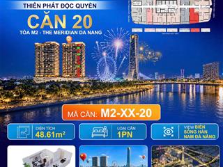 The meridian đà nẵng  căn 1pn sở hữu trọn view sông hàn và skyline thành phố