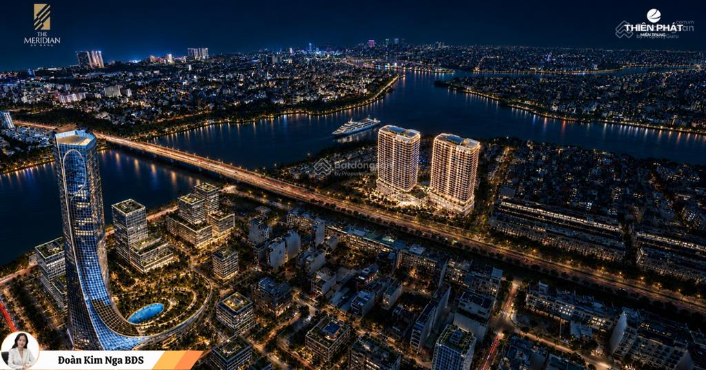 The meridian đà nẵng | căn 3pn dual key view sông hàn  biển  pháo hoa cực hiếm