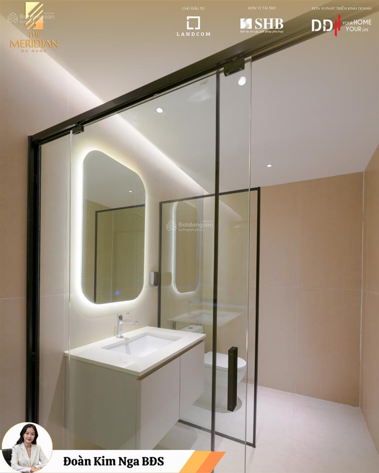 The meridian đà nẵng  căn 2pn tầng cao ngắm pháo hoa từ ban công