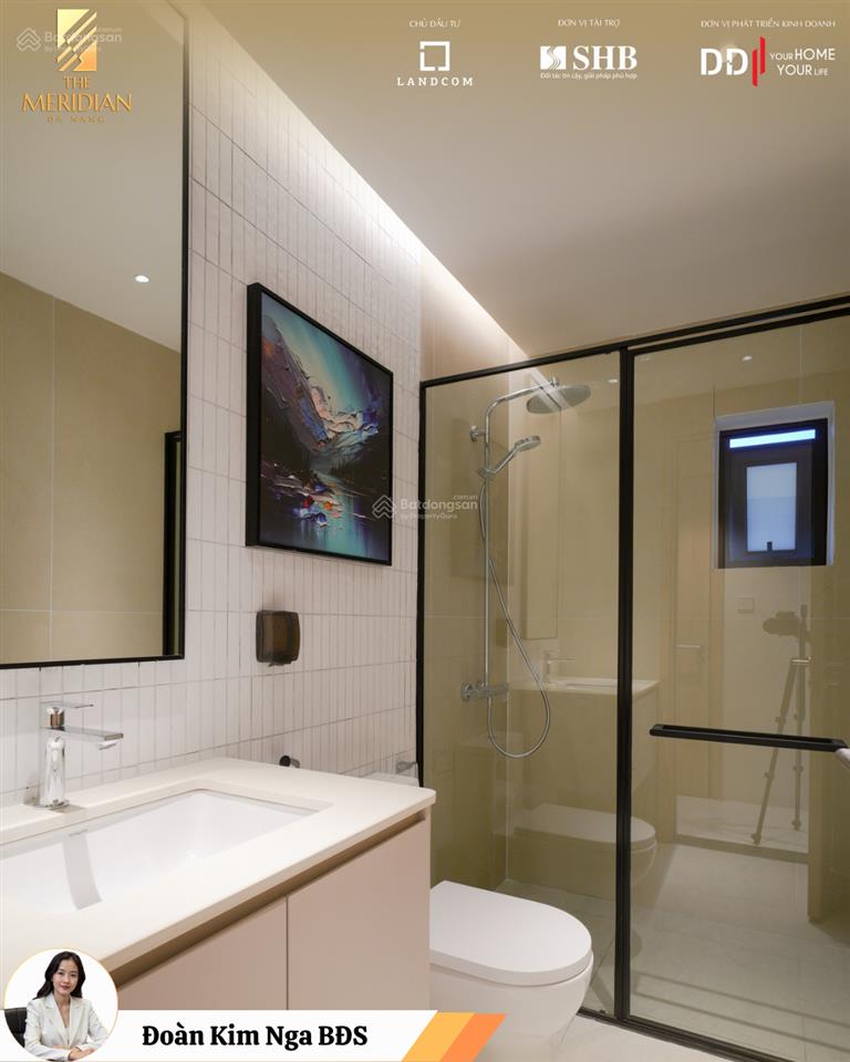 The meridian đà nẵng  căn 2pn tầng cao ngắm pháo hoa từ ban công