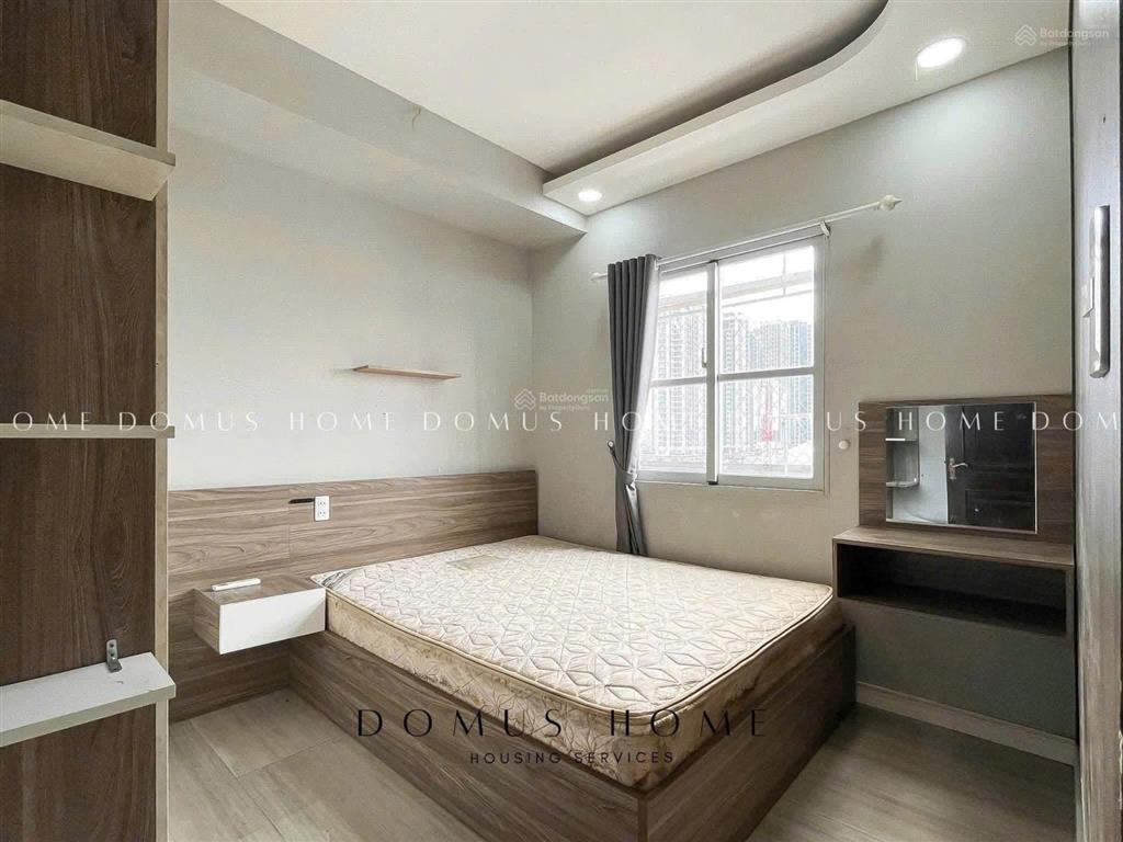 Cho thuê 1pn 1pk tách bếp thang máy hầm xe sân thượng tân thuận q7 không chung chủ full nội thất