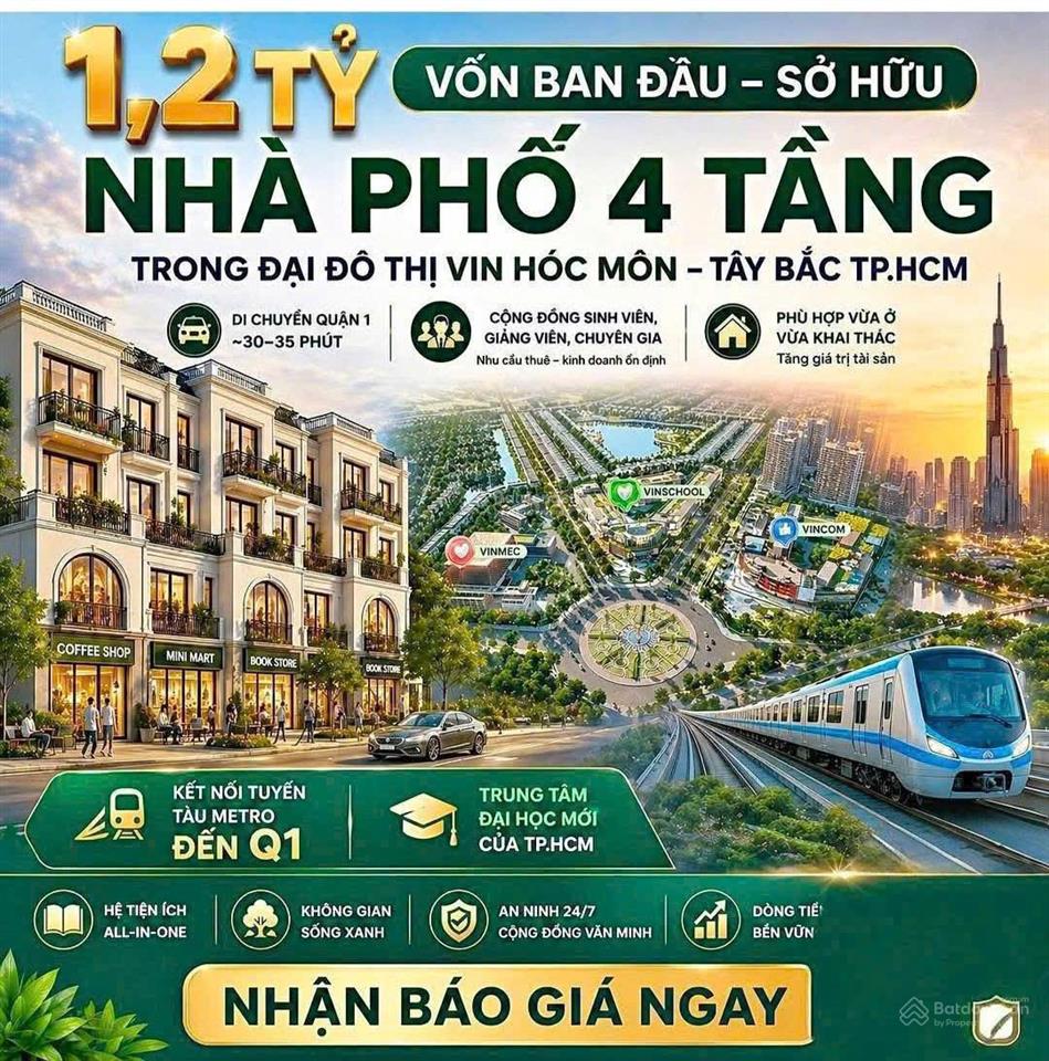 Bán dự án vinhomes sai gon park hóc môn giá tốt đầu tư