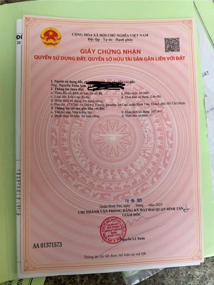 Chính chủ nhà 173/246 bán gấp 5 tỷ diện tích sử dụng 107m2. 5x21,5m