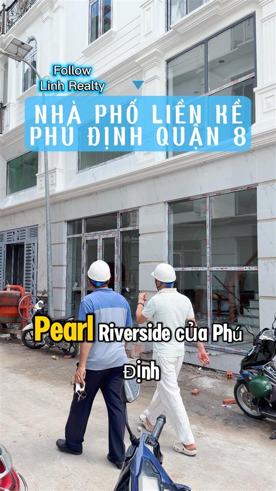 Nhà phố phú định quận 8  pearl reverside đang dần hình thành rồi ạ