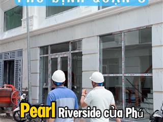 Nhà phố phú định quận 8  pearl reverside đang dần hình thành rồi ạ