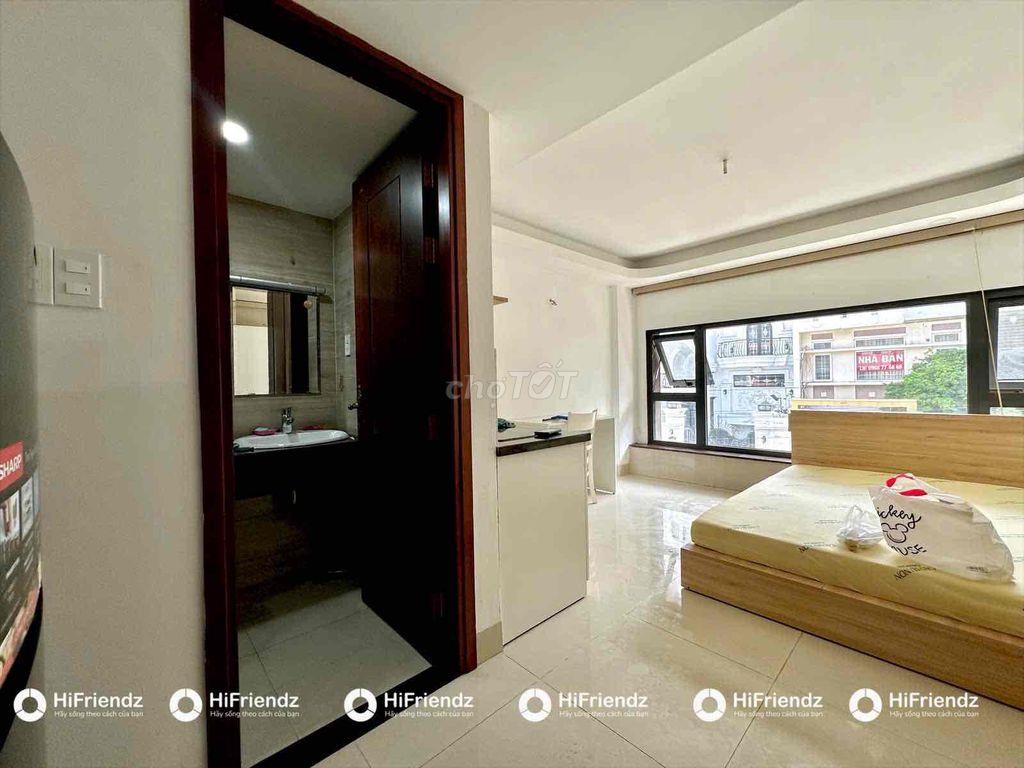 Cho thuê studio Trần Não giá tốt, rộng rải cửa kính thoáng sáng