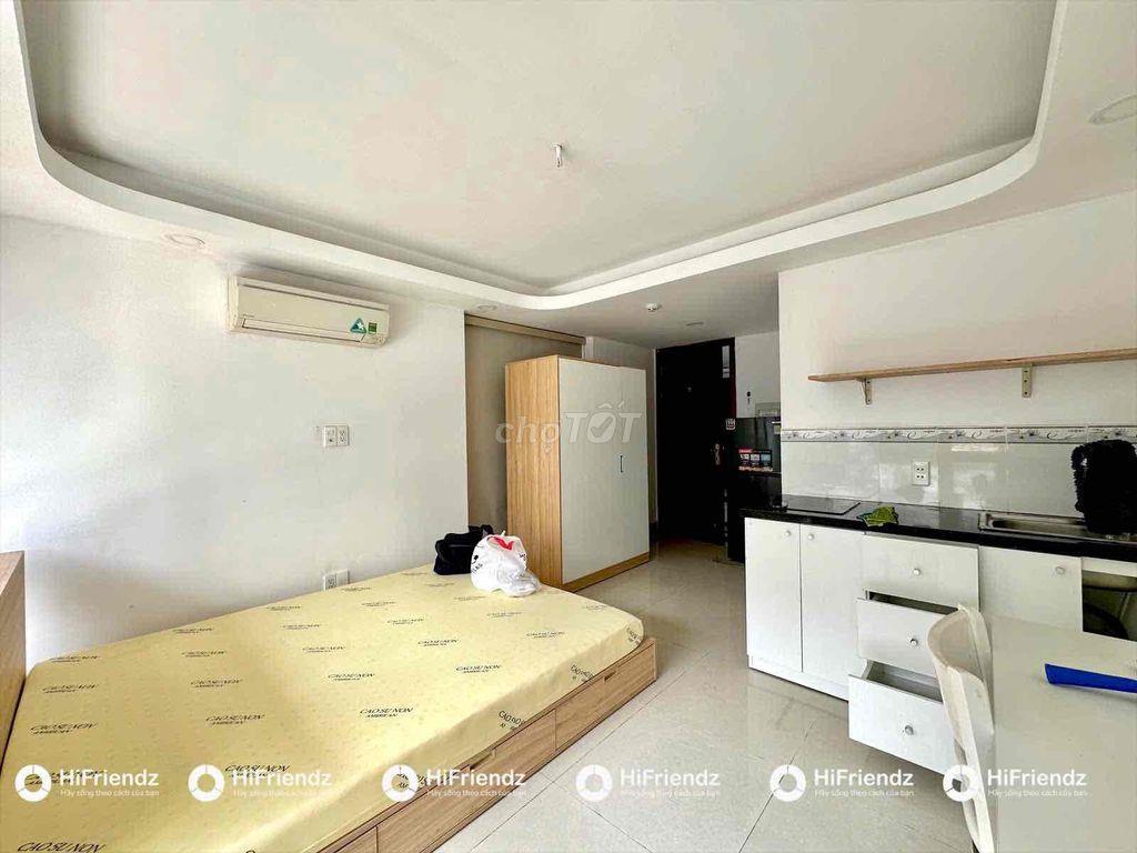 Cho thuê studio Trần Não giá tốt, rộng rải cửa kính thoáng sáng