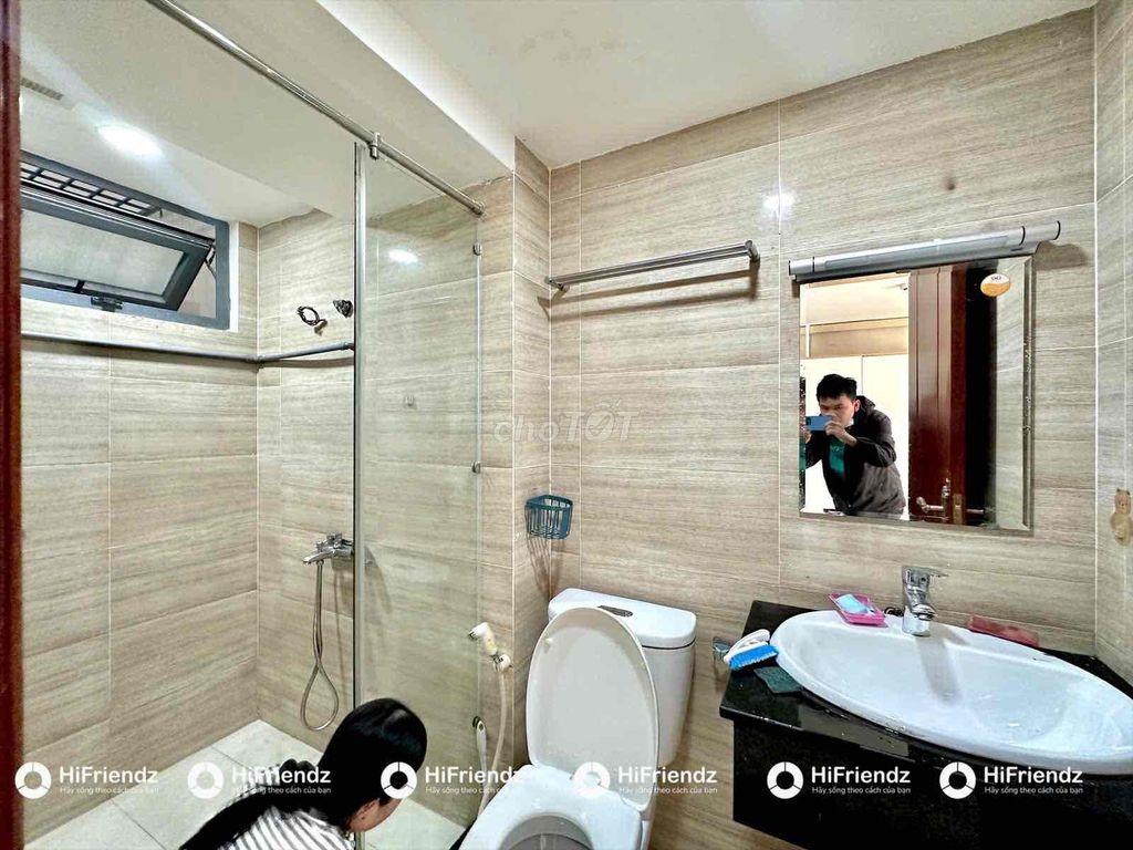 Cho thuê studio Trần Não giá tốt, rộng rải cửa kính thoáng sáng