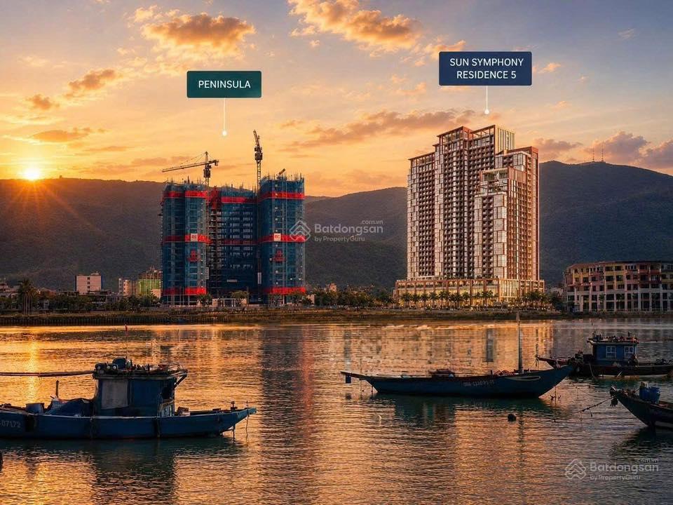 Dự kiến 1 tỉ 9 sở hữu ngay căn hộ cao cấp view trọn sông hàn, ngắm pháo hoa diff sun symphony 5