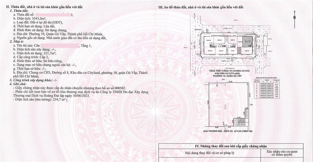 Bán shophouse đang có dòng tiền thuê 60tr/tháng tại cityland park hills, 12 tỷ, 143m2