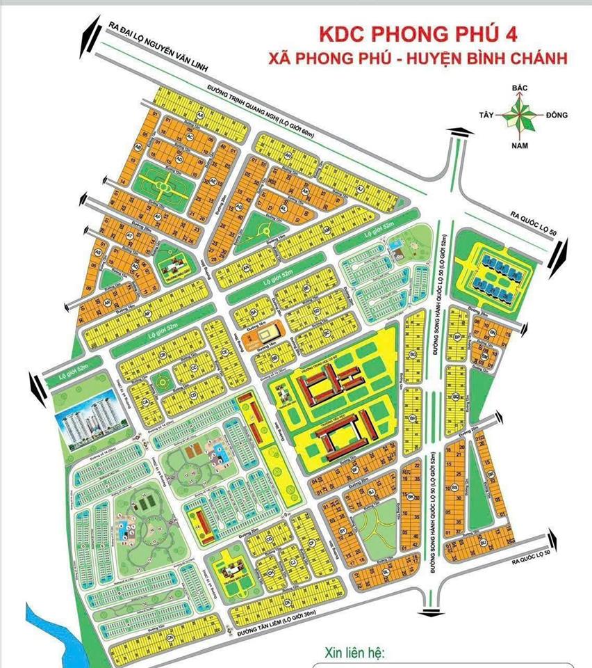 Bán nhanh  đất 90m2 (5m x 18m) mt song hành, kdc phong phú 4. phía trước trường học. giá 7,7 tỷ