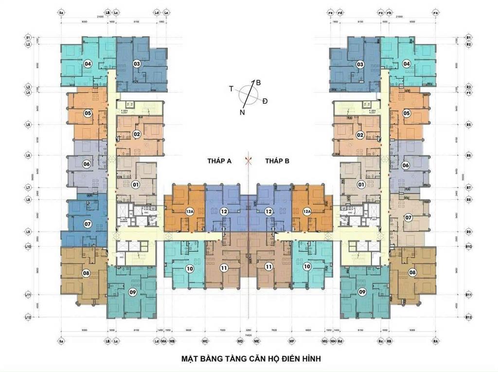Căn 2 ngủ đẹp tòa moonlight 2  an lạc green symphony  66m2  view thoáng trực tiếp cđt