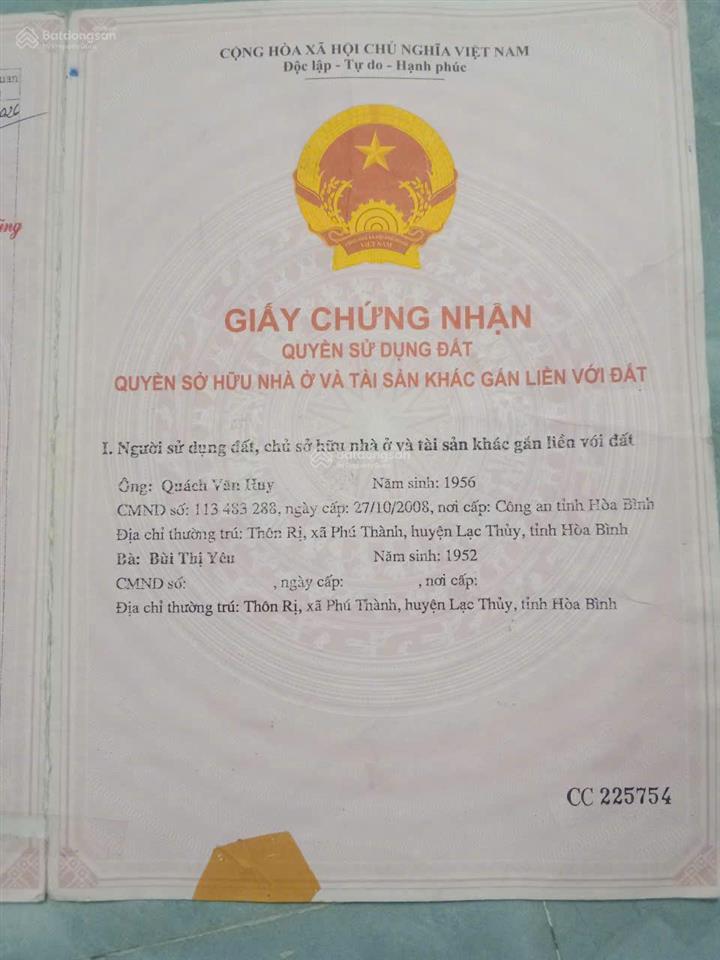 Bán đất view hồ đá bạc, dt 1147m2 (150m2 thổ cư), mặt tiền 30m giá 2,2tr/m2 xã an nghĩa, phú thọ
