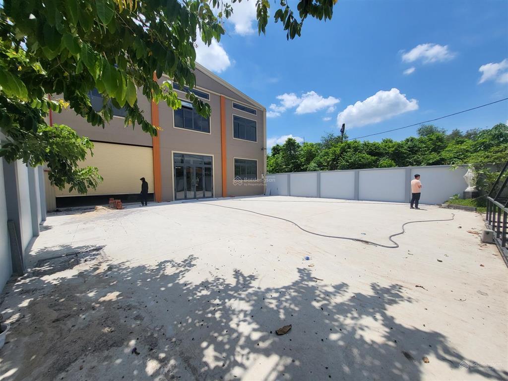Bán nhà xưởng xây mới 2026 vị trí đẹp mặt tiền đường sông lu  bình mỹ  củ chi (đg xe cont)