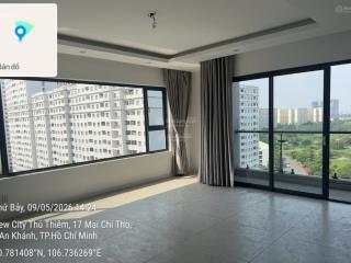 Cho thuê căn hộ 133m2, căn góc, 2 ban công tại new city thủ thiêm. trống sẵn xem nhà thuận tiện