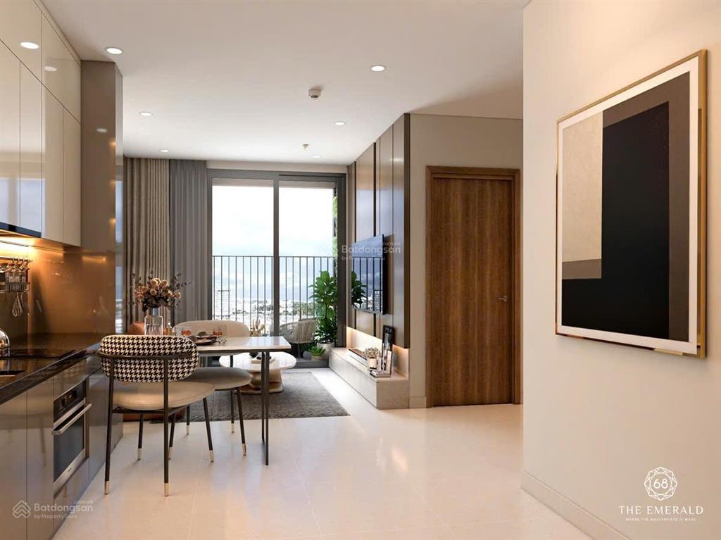 Căn hộ the emerald 68 đi về ngã tư hàng xanh 15 phút, metro số 2 thủ dầu mộttphcm trước dự án