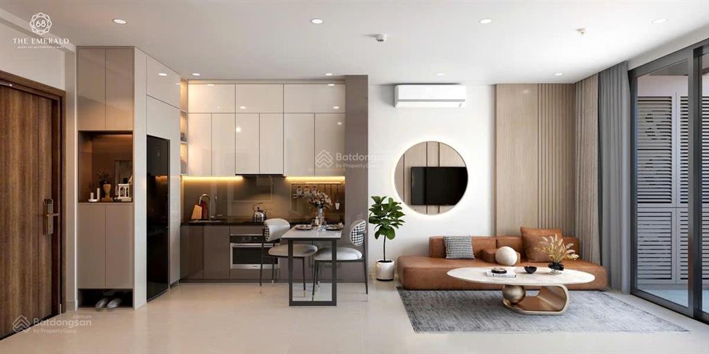 Căn hộ the emerald 68 đi về ngã tư hàng xanh 15 phút, metro số 2 thủ dầu mộttphcm trước dự án