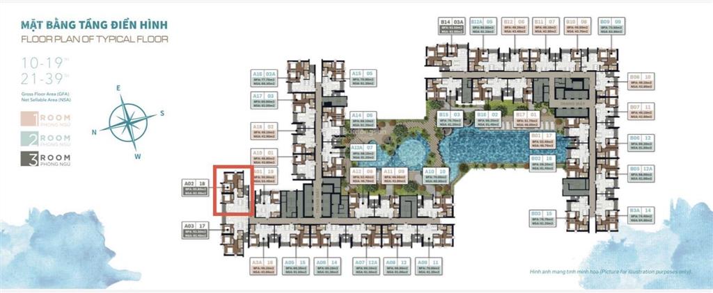 Cho thuê căn hộ 3pn 2wc giá tốt 17tr/tháng happy one central