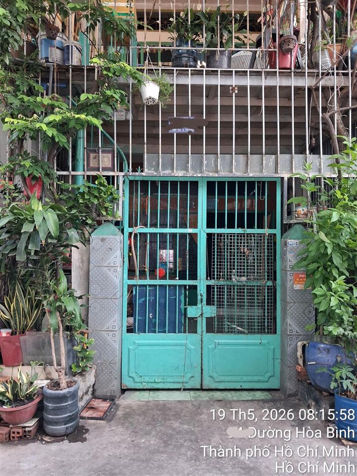Chỉ 6,3 tỷ tl  75m2  2 tầng  3pn  bán gấp nhà hxh ngay ngã tư hòa bình & tô hiệu  tân phú