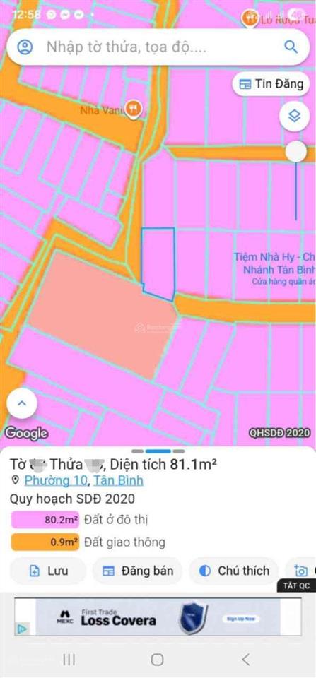Nhà 2 mặt tiền gò cẩm đệm, tân bình  82m2  3 tầng btct  4pn  chỉ 7,7 tỷ tl
