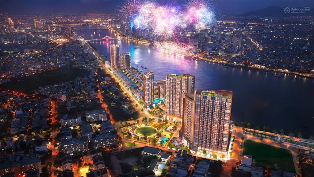 Studio s5a2410 tầng cao dự án căn hộ cao cấp symphony 5, view trực diện sông hàn, giá tts 2,589 tỷ