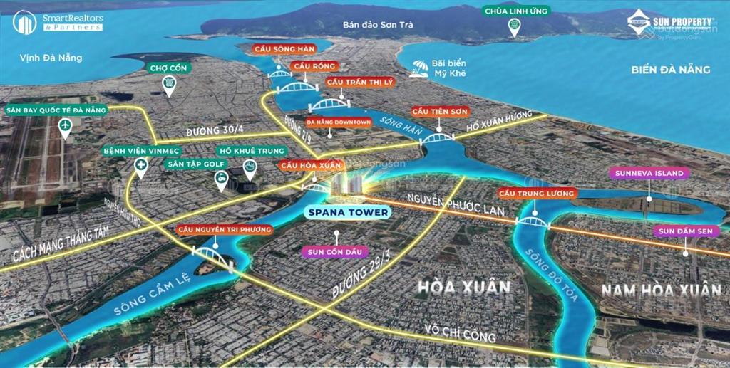 Căn góc 3 pn, 93m2, dự án spana tower, view sông, nhận nhà 07/2027 giá tts 5.23 tỷ (55tr/m2)