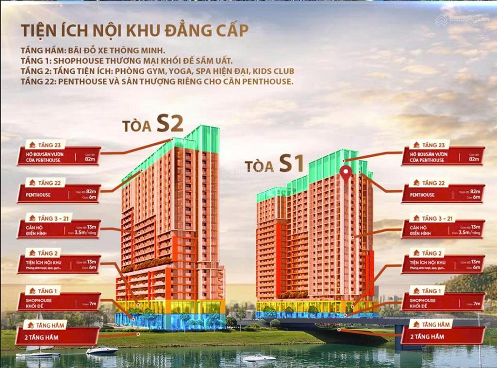 Căn góc 3 pn, 93m2, dự án spana tower, view sông, nhận nhà 07/2027 giá tts 5.23 tỷ (55tr/m2)